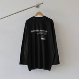 RESEARHヘビーサイズロングスリーブTシャツ