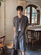 Theo Bermuda Half Slacks