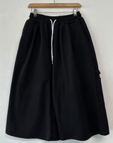 CARPENTER CARGO SEMI-BALLOON WIDE BERMUDA 💙🩶🖤🤍5COLOR