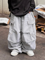 denim button cargo pants