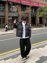  Basic pintuck wide sweatpants