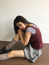 Peep Nylon Shorts (3color)
