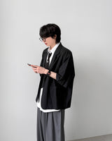 ノーマッドリネン半袖ジャケット