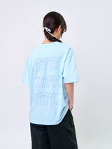 2025 テンプスシグネチャーロゴTシャツ (リラックスフィット)_スカイブルー
