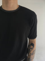 waffle ringer short sleeve(3colors)