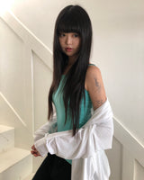 Bisom Color Strap Sleeveless Top