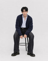 (UNISEX)ニット Vネック カーディガン