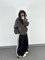 terry four pintuck pants