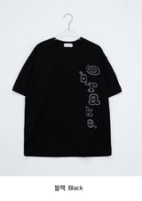 [unisex] Kirai Printing Loose-Fit Short Sleeve Tee