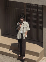 Hero Tweed Half Shirt