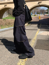 セティピンタックノンフェードデニムパンツ