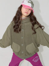 Fleece Cloud Jacket Khaki