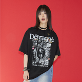 スパゲティロックTシャツ ブラック