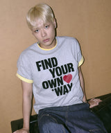 Untitled Wayfinder Crop Short Sleeve Gray