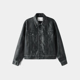 OWN レックスレザートラッカージャケット (2 colors)