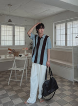 Summer Ice Half Banding Slacks