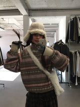 Reversible Boucle Trapper Hat (2 Colors)