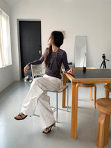 FOLD CARGO WIDE PANTS (5C)