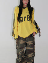 [UNISEX] Patch Military Camo Wide Pants