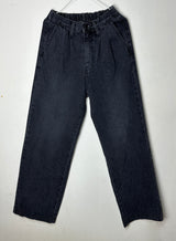 (UNISEX/ S-3XL) BALLOON DARK BLUE WIDE HAREM UNISEX PANTS