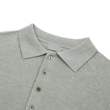 LMN Dot Raglan Button Collar Knitwear (5 colors)