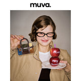 muva. バイカラー イヤホンポーチ付き ミニショルダーバッグ