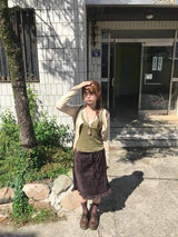 ani autumn デイリーカーディガン