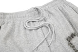Dark Cross Graphic Wide Pants