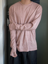 Mary Stripe Layered Warm Tee