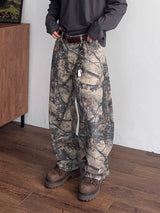 Curved Tree Wide Pants (2color) (No.1002)