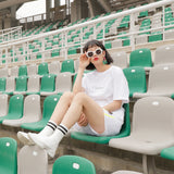 CHT16001 LETTERING LOGO CREW NECK