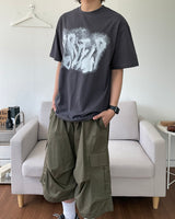 スプレープリンティドTシャツ