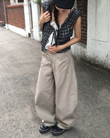 Sto shirring pocket balloon wide pants