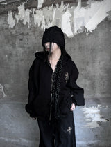 [unisex] ホカミックスパッチフリースセットアップ (裏地フリース / 2color)