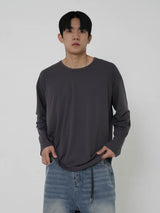 Silket U neck layered sleeves 4color