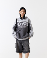 ODSDカラーブロックオーバーフィットフーディ - 2COLOR