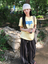 Inca Ethnic Striped Elastic Pants (2c)