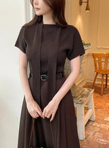 Landy Two-Way Ribbon Tie Ribbed Knit