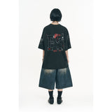 Doodle Pigment Short Sleeve - Black