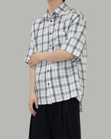 テンタショートスリーブチェックシャツ