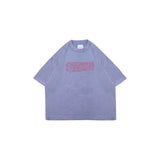 HIERARCHY STUDIOS Unsolved - ブルーフレイムハウスオーバーサイズTシャツ