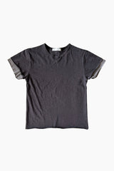 スラブレイヤードクロップTシャツ