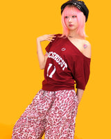 ビビットレオパードワイドパンツ (2color)