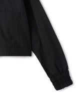 [DOJINOI] DRAFT CROP WINDBREAKER BLACK