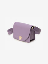ISLE MINI shoulder leather bag / Purple Lilac
