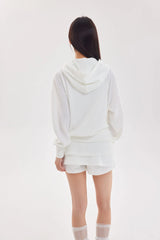Off the Clock Hooded Jacket (White)