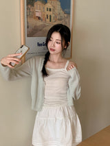 Dot Square Layered Sleeveless (3color)