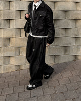 Duron Nylon Knit Trucker Jacket
