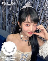 [Heart2Hearts Yuha, IDLE Minnie PIck!] トリプルハートネックレス