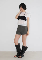 WRINKLE TUBE TOP